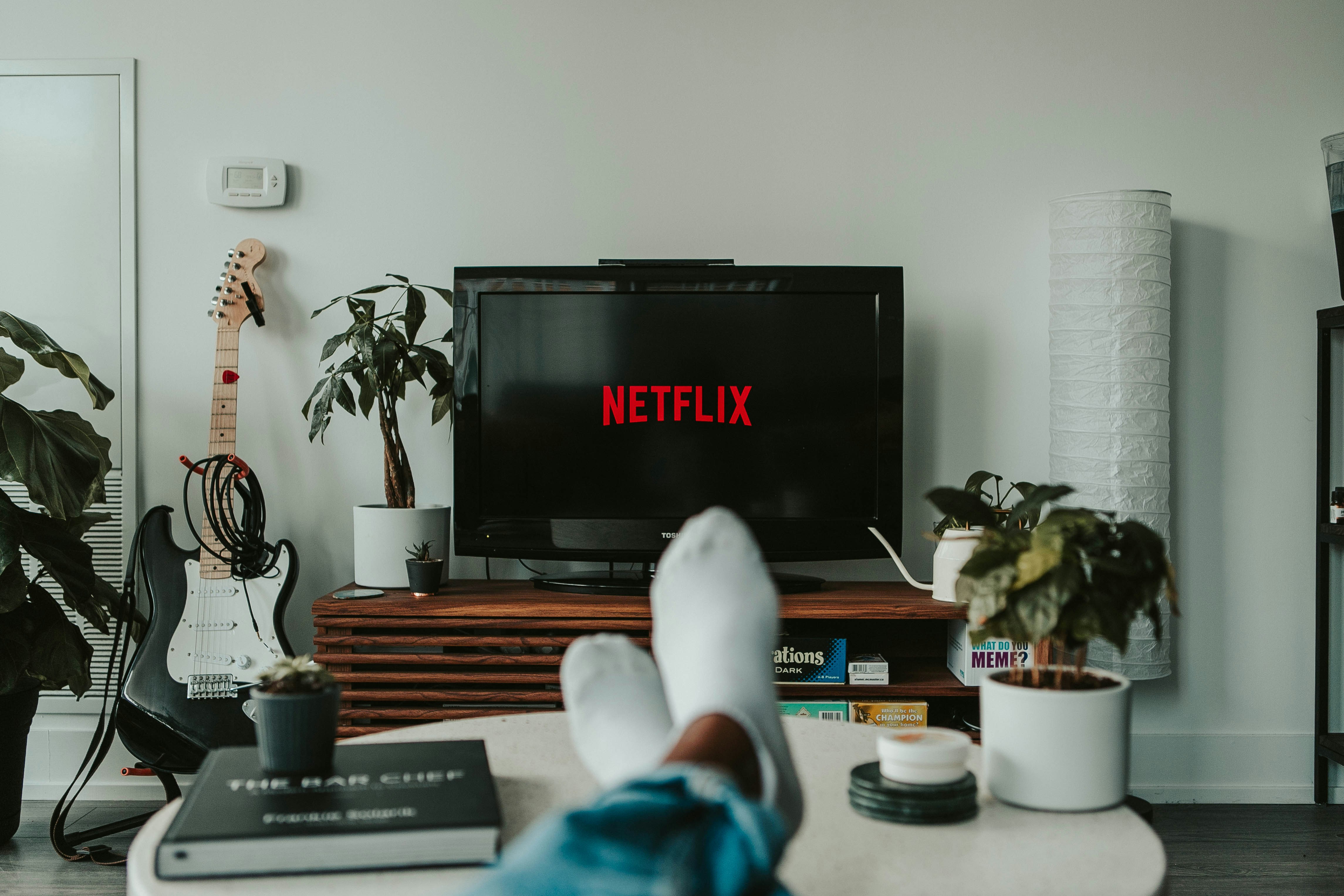 Smart TV displaying content